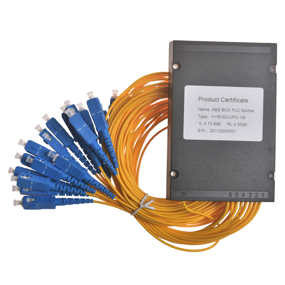 شکاف کننده PLC فیبر نوری GSG-1x16-SC UPC